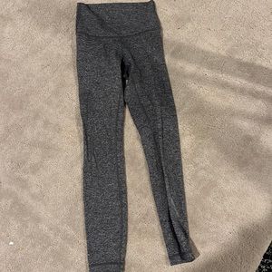 Align Lululemon grey speckled leggings 25’